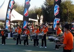 Impulse drum line entertains during historic NBA matchup
