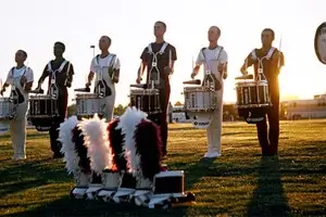 Cadets in the sunset