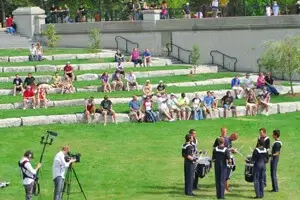 Corps Warm-Up Zone at White River State Park