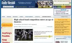 High school band