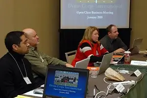 Open Class Advisory Committee members Ibe Sodawalla,Rick Odello, Vicki Schaffer and Tom Maiello.